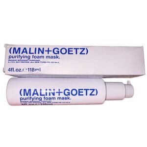 Malin + Goetz Purifying Foam Face Mask 4 fl. OZ /118mL NIB Exp 10/2026